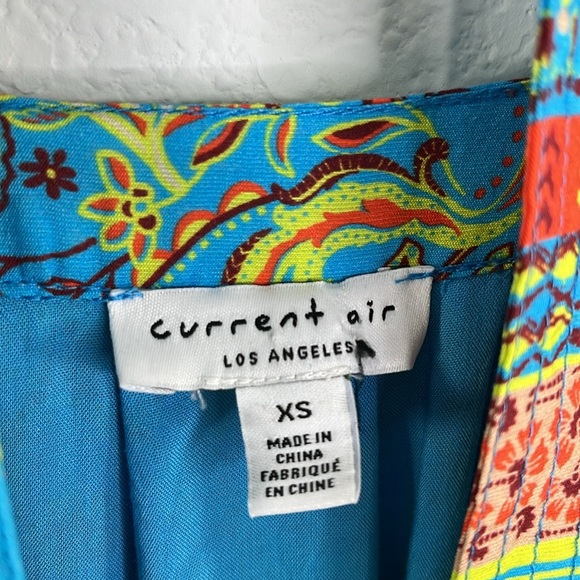 Current Air NWOT Paisley Border Print MIDI Dress‎ size XS - Picture 6 of 12